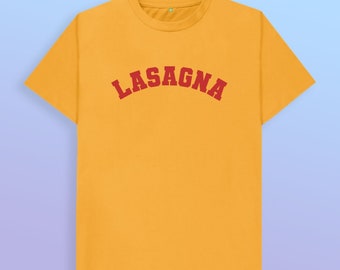 Lasagna Varsity Unisex T-shirt