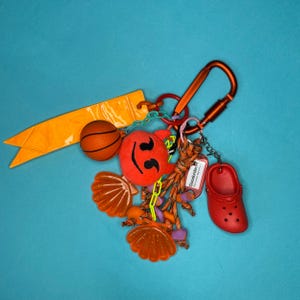 Bag charm and keyring devil emoji