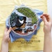 Book Club Pattern / Sarah K. Benning Contemporary Embroidery Pattern  