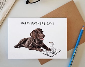 Labrador Fathers Day Etsy