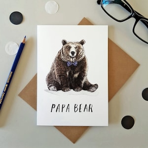 Papa Bear Father's Day Card image 1