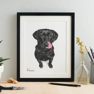 Personalised Watercolour Pet Portrait: Custom Painting