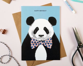 Safari Panda Birthday Card