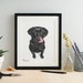 Personalised Watercolour Pet Portrait, Custom Pet Portrait 