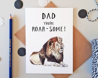 You're Roar-some! Father's Day Card