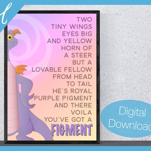 Figment Poster | Reise in die Fantasie Vintage Poster | DIY Druckbare Wandkunst | Wohndeko | Wohnzimmer Kunst | Druckbare große Wandkunst