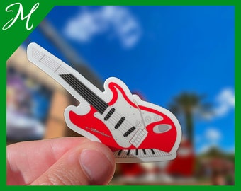 Rock N Roller Coaster Sticker | Laptop Sticker | Phone Case Sticker | Hydroflask Sticker | Car Vinyl Decals | Planner Sticker Shop | Guitar