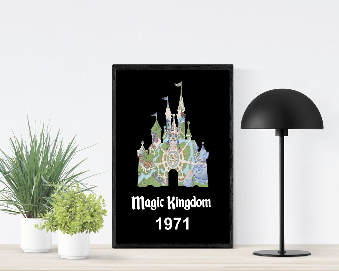 Magic Kingdom Poster Print DIY Printable Wall Art Home Decor Living ...