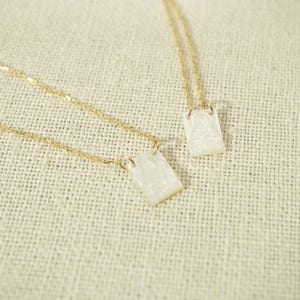 Front and Back Sterling Silver Scapular Necklace