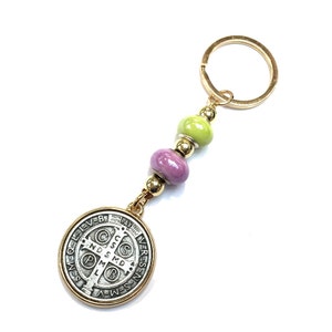 Saint Benedict  San Benito Key Chain