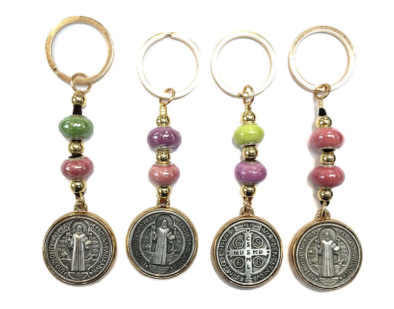 Saint Benedict San Benito Key Chain Etsy