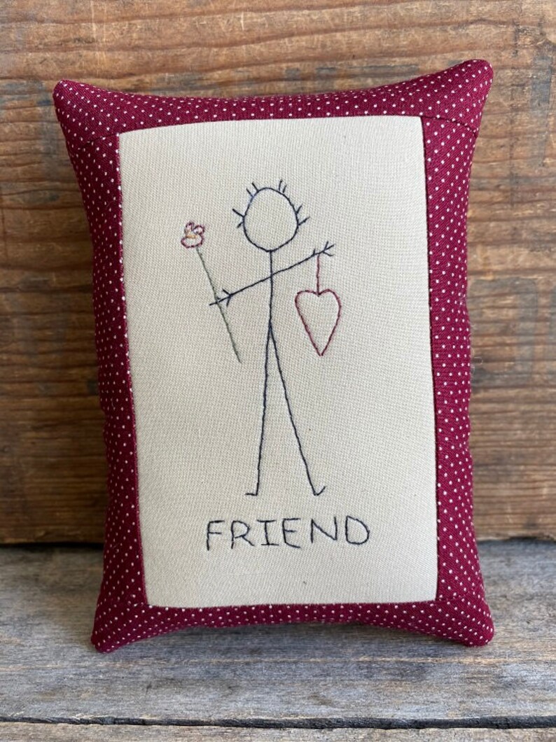 Friend Mini Pillow. Friendship Pillow. Friend Gift. Best Etsy