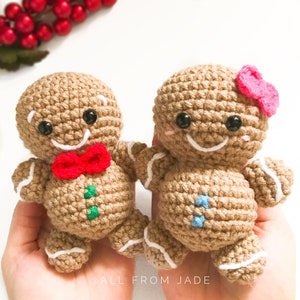 CROCHET PATTERNS : Gingerbread Man (English/French)