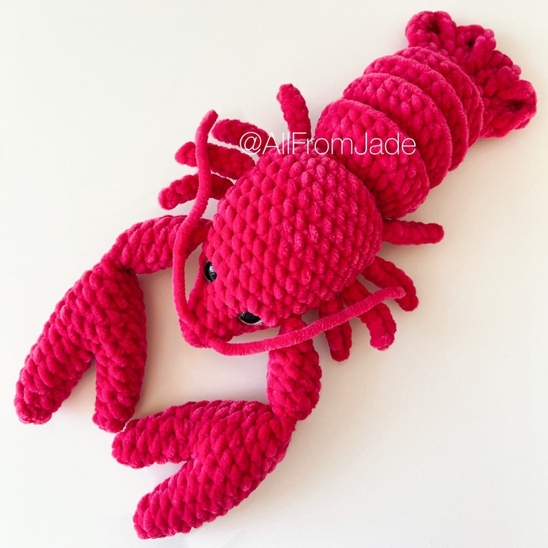 Crochet PATTERN: Larry the Lobster English/français image 8