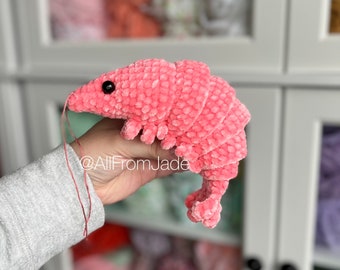 Crochet PLUSHIE: velvet shrimp