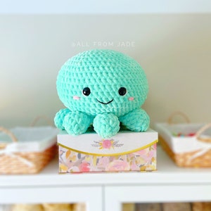 Crochet PATTERNS NO SEWING required: The Original Kawaii Octopus Family English/French image 8