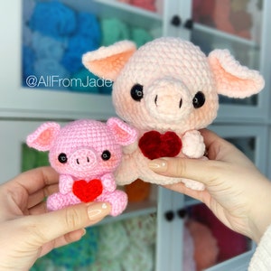 Crochet PATTERN: Pascal the Piglet *Cupig* (English/French)