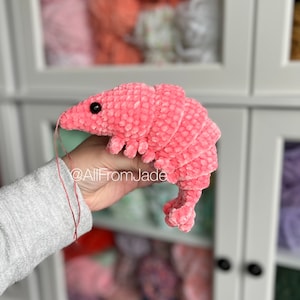 Crochet PATTERN: Caroline the Shrimp English/French image 5