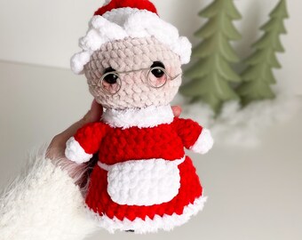 Crochet PATTERNS: Santa & Mrs. Claus (english/french) - Etsy