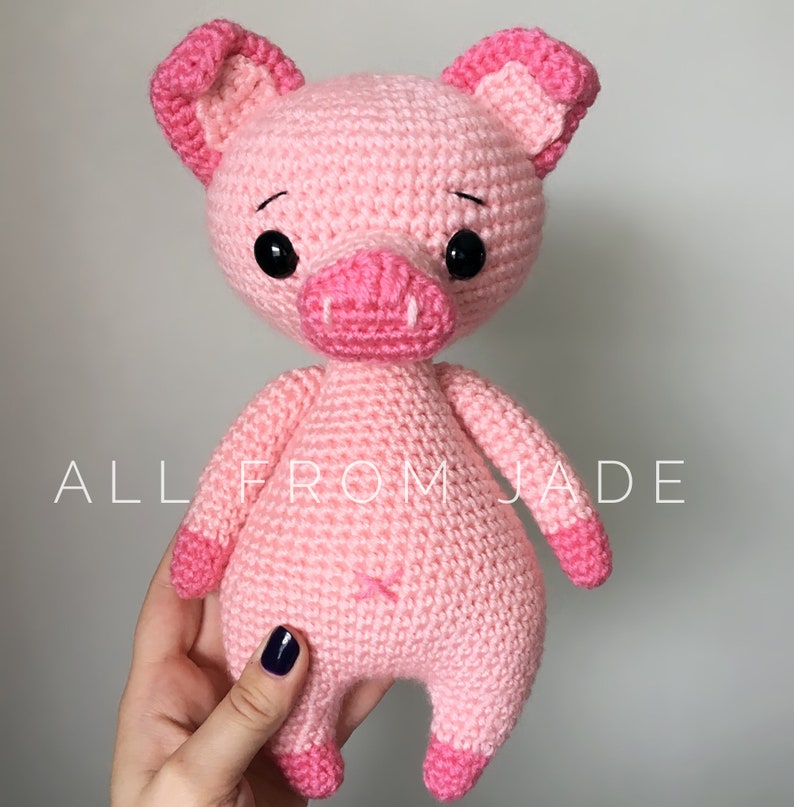5 CROCHET PATTERNS : The Tall Farm Animals Collection image 5