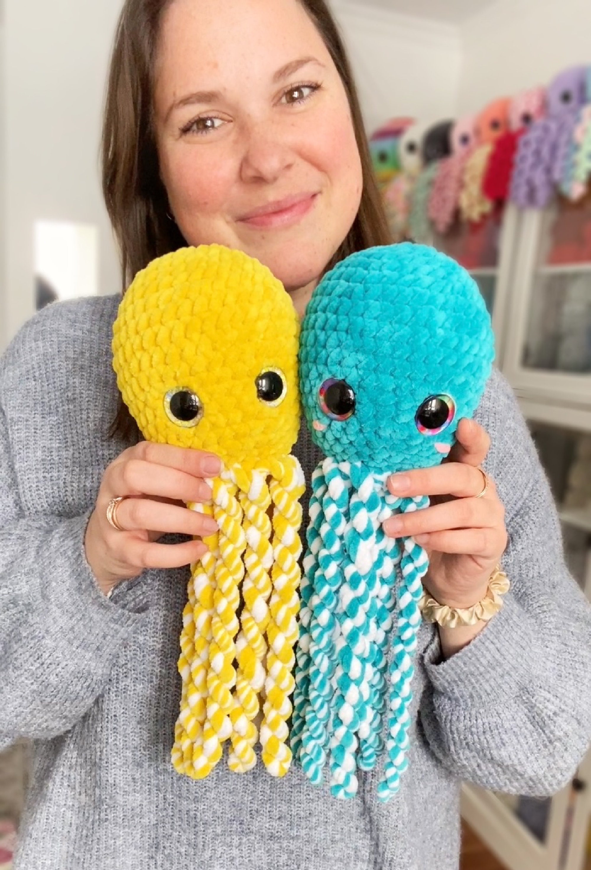 31 Squid Crochet Patterns for Ocean-Loving Crafters 24 Crochet Patterns: The Twisted Squid Family