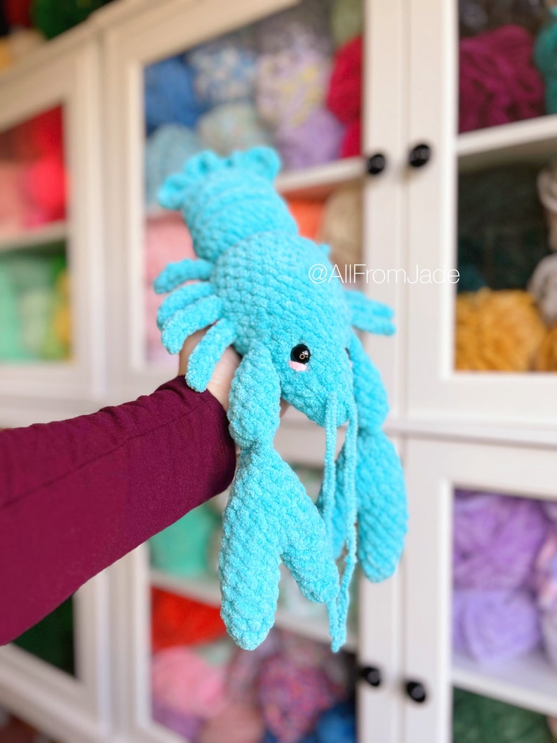 Crochet PATTERN: Larry the Lobster English/French image 4