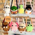 LOW-SEW Crochet PATTERNS: Animals on Swing - Water Pack (English/French)