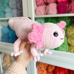 NO-SEW Crochet PATTERNS: The Axolotl Family English/French image 9
