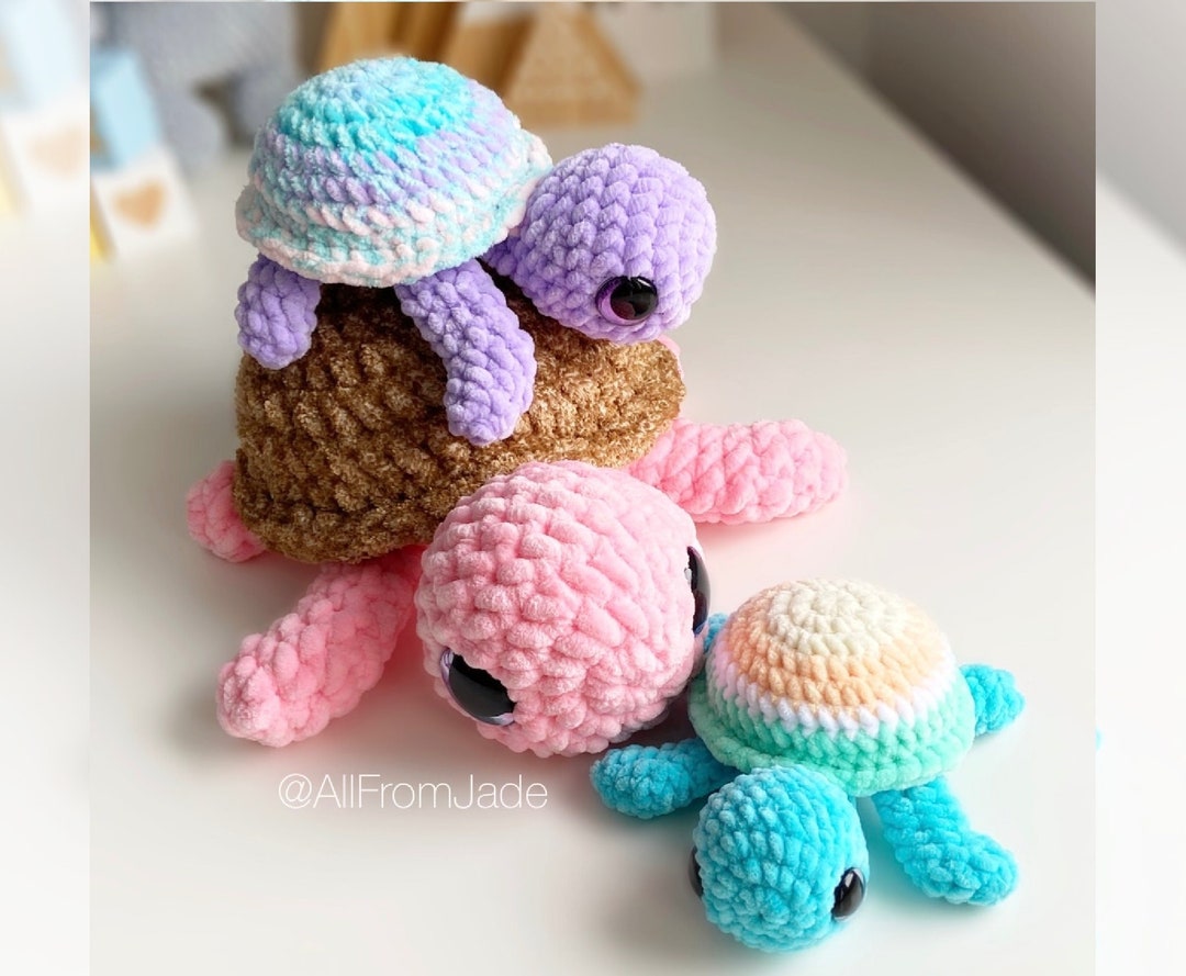 no-sew-crochet-pattern-tiana-the-tiny-sea-turtle-english-french-etsy for Free Printable Crochet Turtle Pattern NO SEW Crochet PATTERN: Tiana the Tiny Sea Turtle (english/french) - Etsy for Free Printable Crochet Turtle Pattern