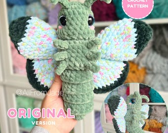 Crochet PATTERN: Patricia the Butterfly (English/français) - Fidget Amigurumi Tutorial
