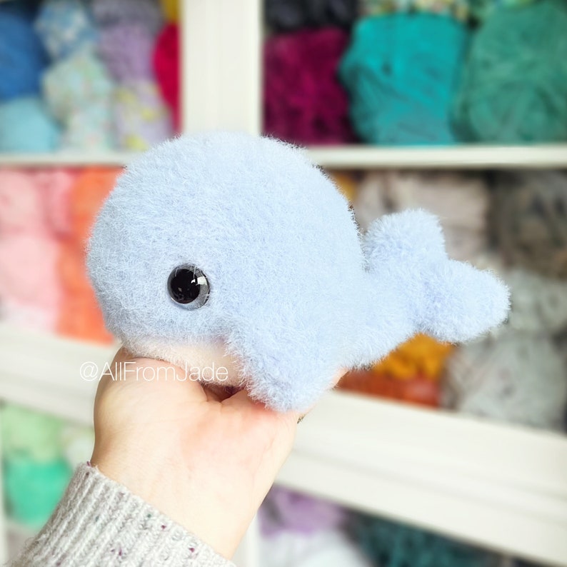 NO-SEW Crochet PATTERNS: Whale Family English/French image 10