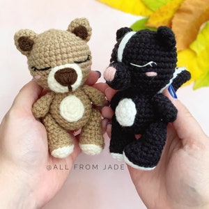 CROCHET PATTERNS : Collection Woodland Animals English and French image 3