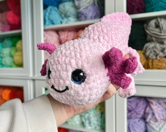 Crochet PLUSHIE: Axolotl Blanket