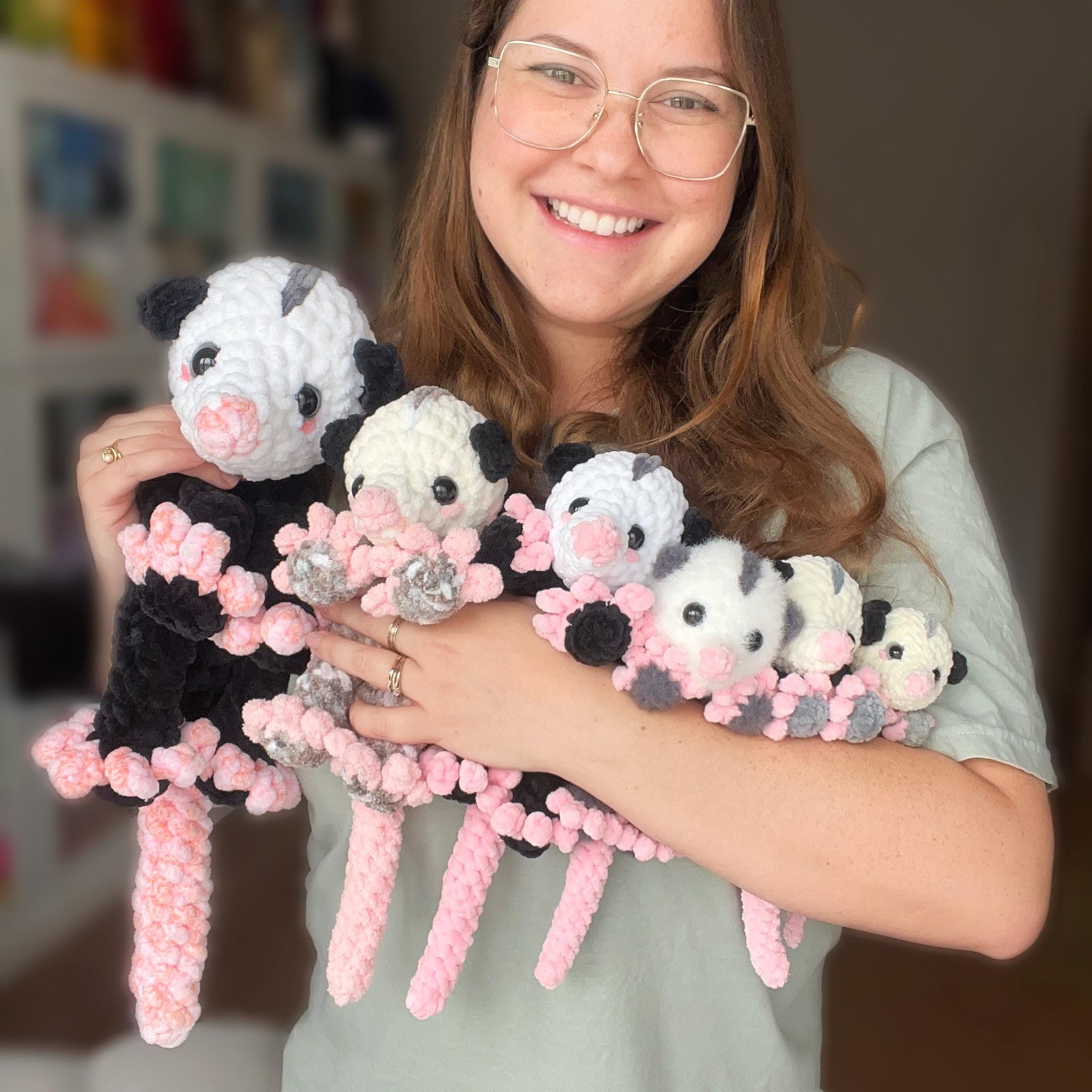 39 Opossum Crochet Patterns for Cute, Quirky Amigurumi Projects 18 No-sew Crochet Pattern: Ozias the Opossum