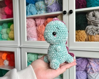 Crochet PLUSHIE: Velvet Dinosaur