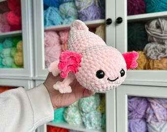 Crochet PLUSHIE: Axolotl