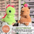 LOW-SEW Crochet PATTERNS: The Couch Besties (weighted Amigurumi) - Duo pattern pack (English/French) product logo
