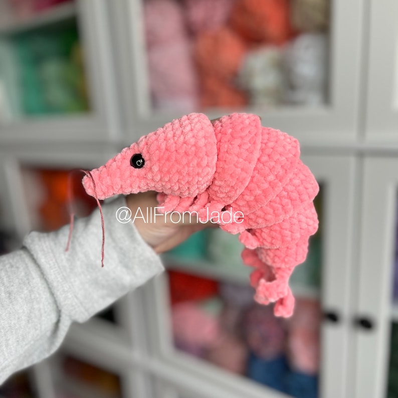 Crochet PATTERN: Caroline the Shrimp English/French image 8