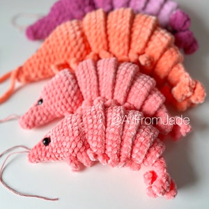 Crochet PATTERN: Caroline the Shrimp English/français image 4