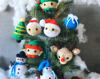 CROCHET PATTERNS : Complete 2019 Christmas Collection (English and French)