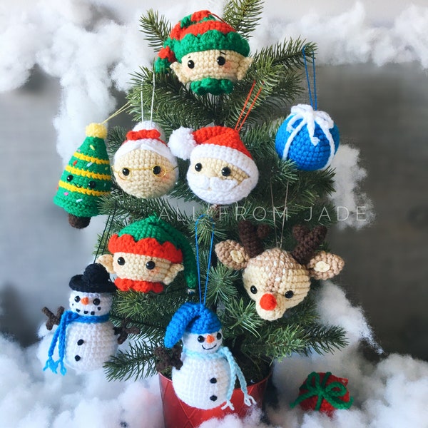 PATRONS au crochet : Collection de Noël 2019 (Français et Anglais)