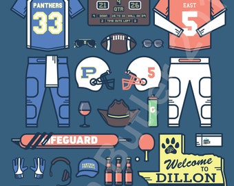 Friday Night Lights • TV Parts Poster
