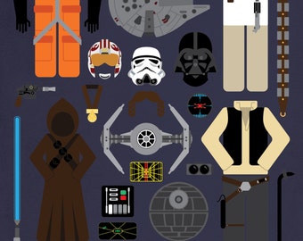 Star Wars: Episode IV • Movie Parts Poster