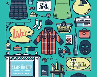 Gilmore Girls • TV Parts Poster