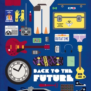 Back to the Future • Movie Parts Poster