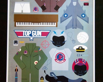 Top Gun • Movie Parts Poster