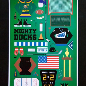 Mighty Ducks • Movie Parts Poster