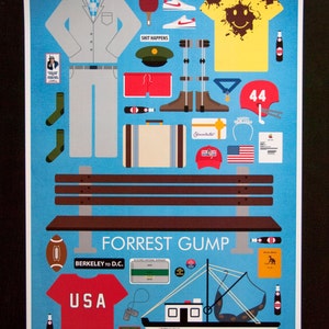 Forrest Gump Movie Parts Poster image 1