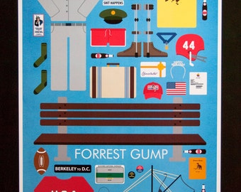 Forrest Gump • Movie Parts Poster