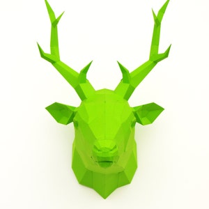 Original Papercraft kit Deer, Paper Sculpture Paperwolf image 3